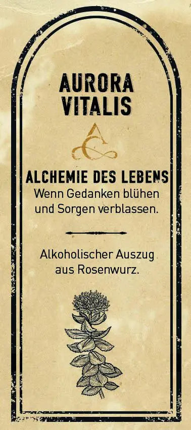 Aurora Vitalis – Tinktur aus Rosenwurz-Extrakt