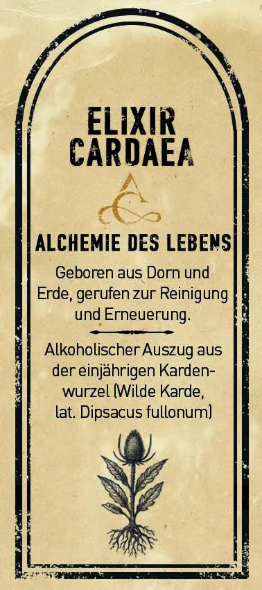 Elixir Cardaea – Tinktur aus Kardenwurzel-Extrakt